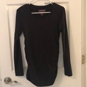 Maternity Black long sleeve top